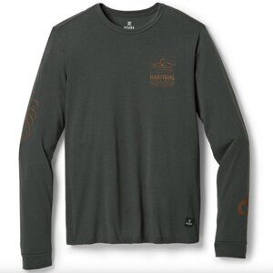 Roark Mathis Active Long-Sleeve T-Shirt - Men's LG Onyx STY: RK456 NWT